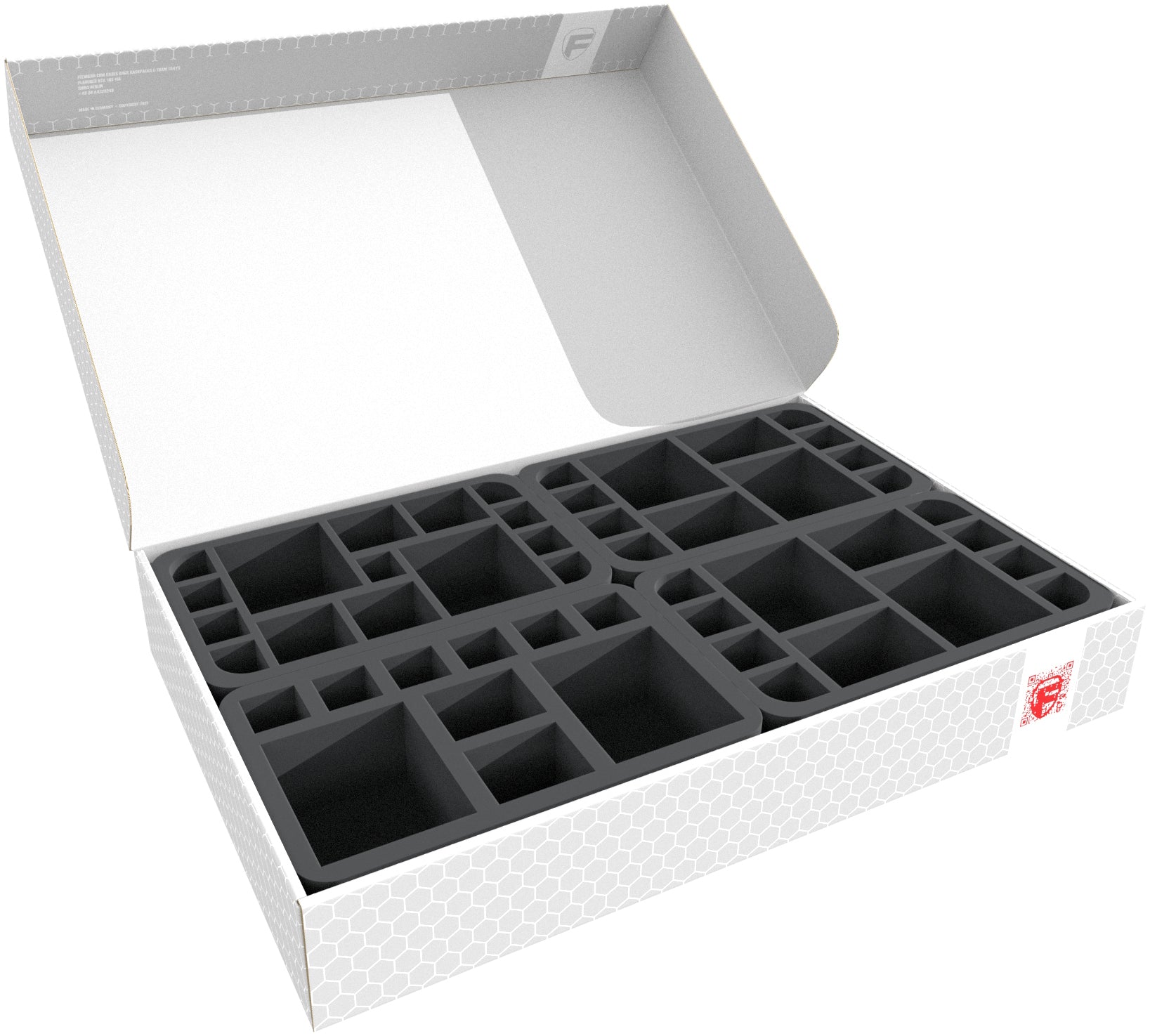 Feldherr Storage Box DSLB075 pour modèles réduits de locomotives, Wagons et véhicules ferroviaires - 8 emplacements pour l'écartement 00 - Horizontal Feldherr Storage Box DSLB075 pour modèles réduits de locomotives, Wagons et véhicules ferroviaires - 8 emplacements pour l'écartement 00 - Horizontal
