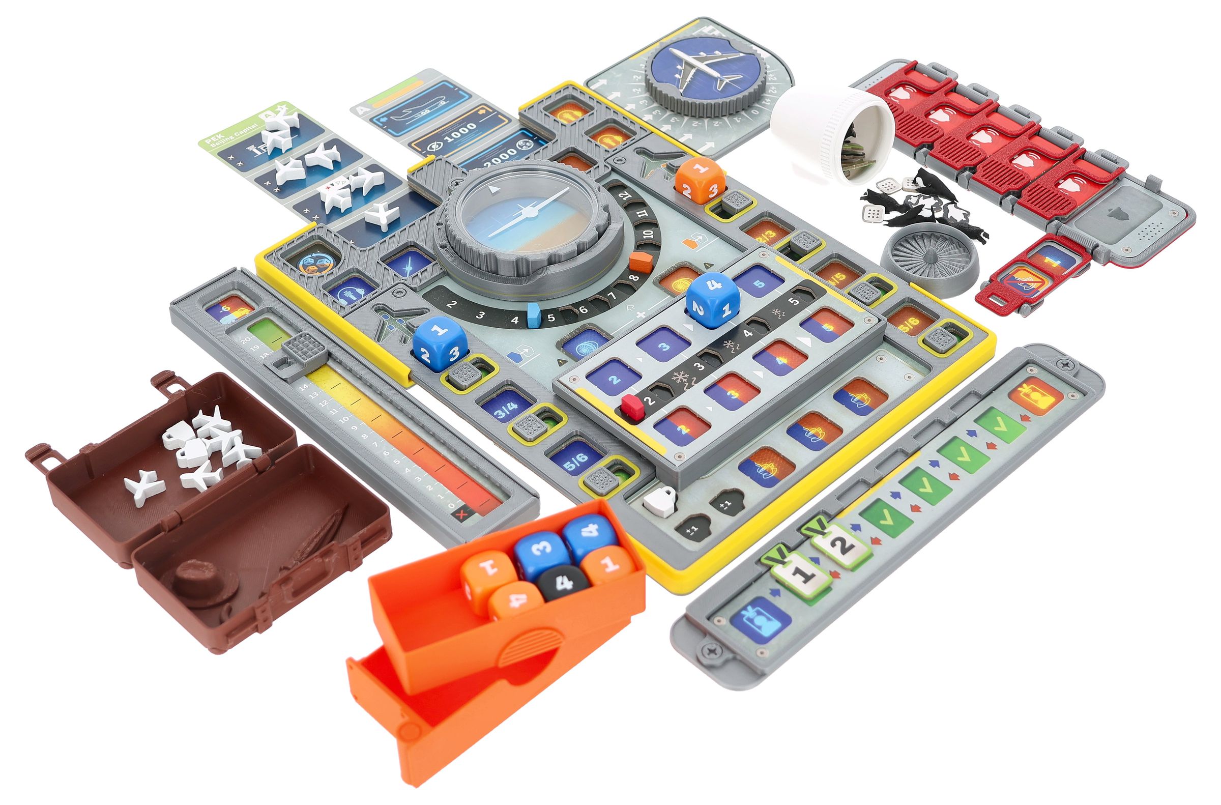 car cockpit spielzeug Feldherr Dashboard and Game Aid for Sky Team + Turbulence Expansion