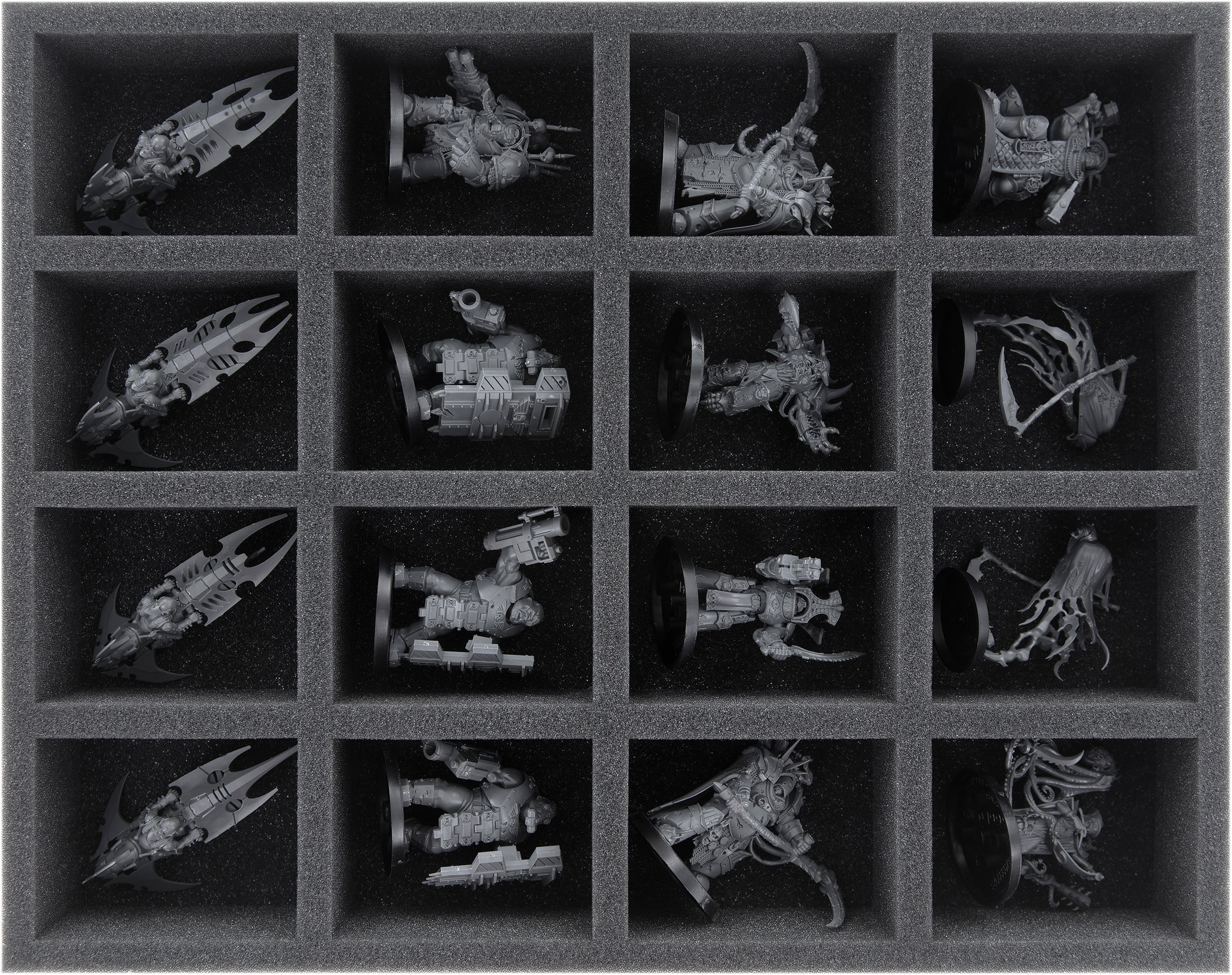 Plateau en mousse FS050WH43 pour Primaris Space Marines - 16 compartim Plateau en mousse FS050WH43 pour Primaris Space Marines - 16 compartim