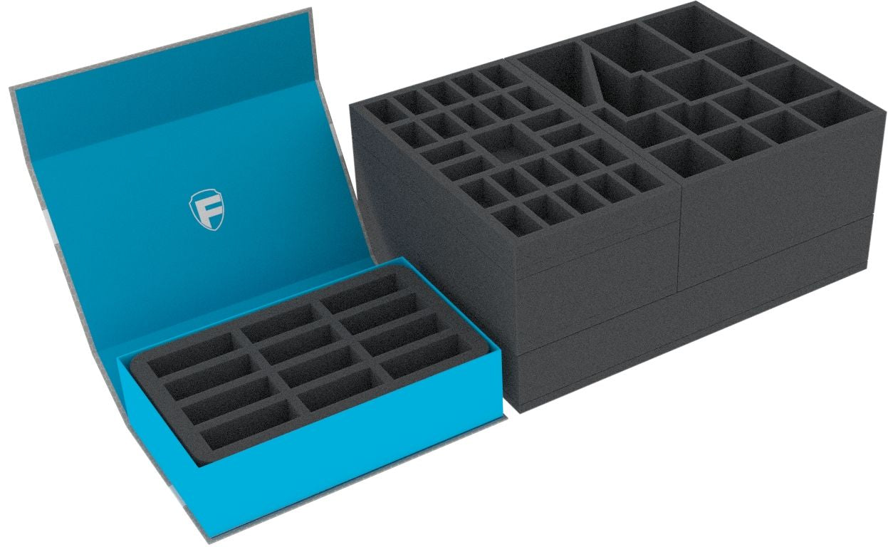 Feldherr Magnetic Box Bleu Compatible avec Figurines à l'échelle 1:72 (20 mm Feldherr Magnetic Box Bleu Compatible avec Figurines à l'échelle 1:72 (20 mm