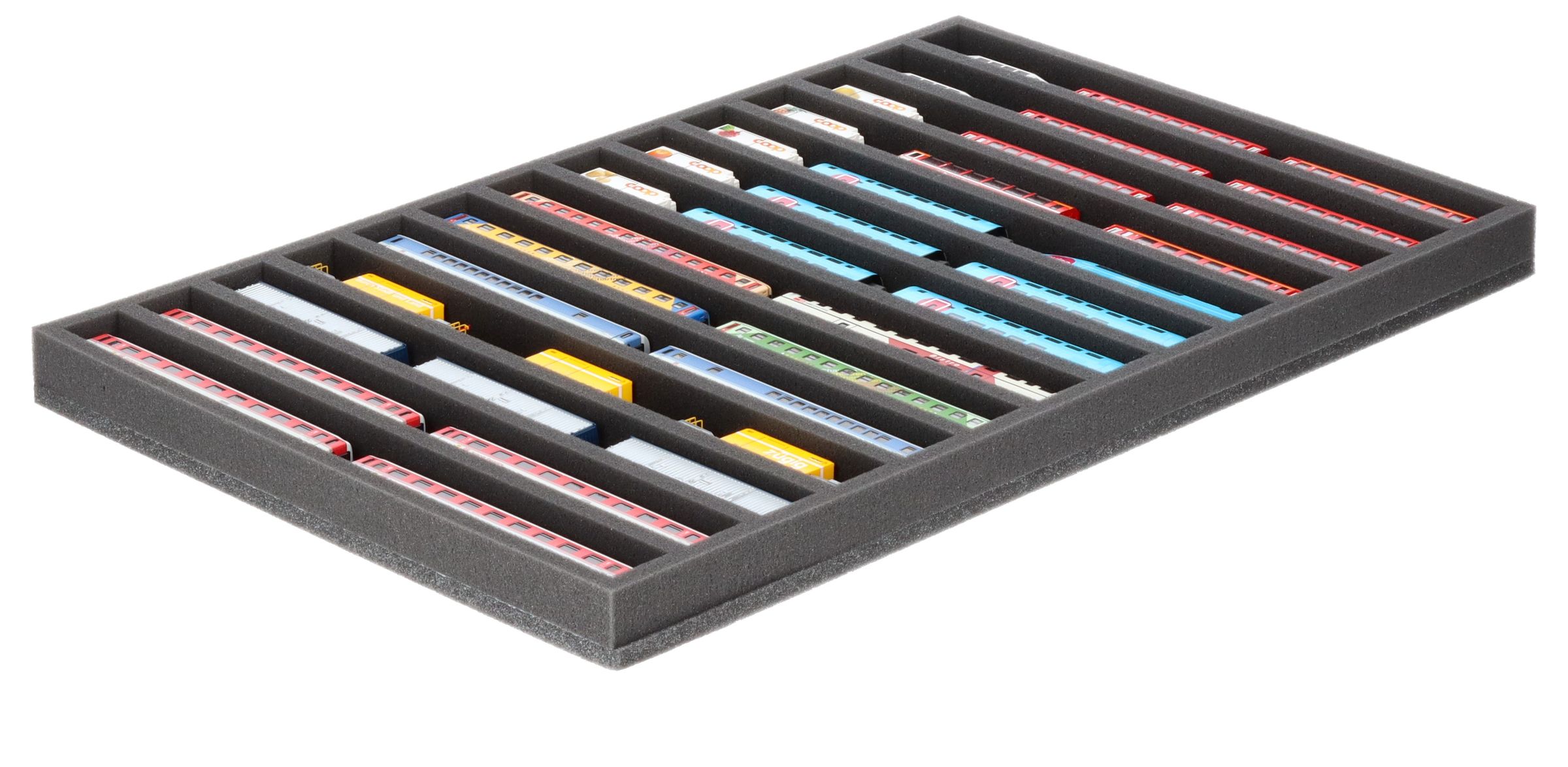 JV035A002 Feldherr Schaumstoffeinlage für Modelleisenbahn - Spur N