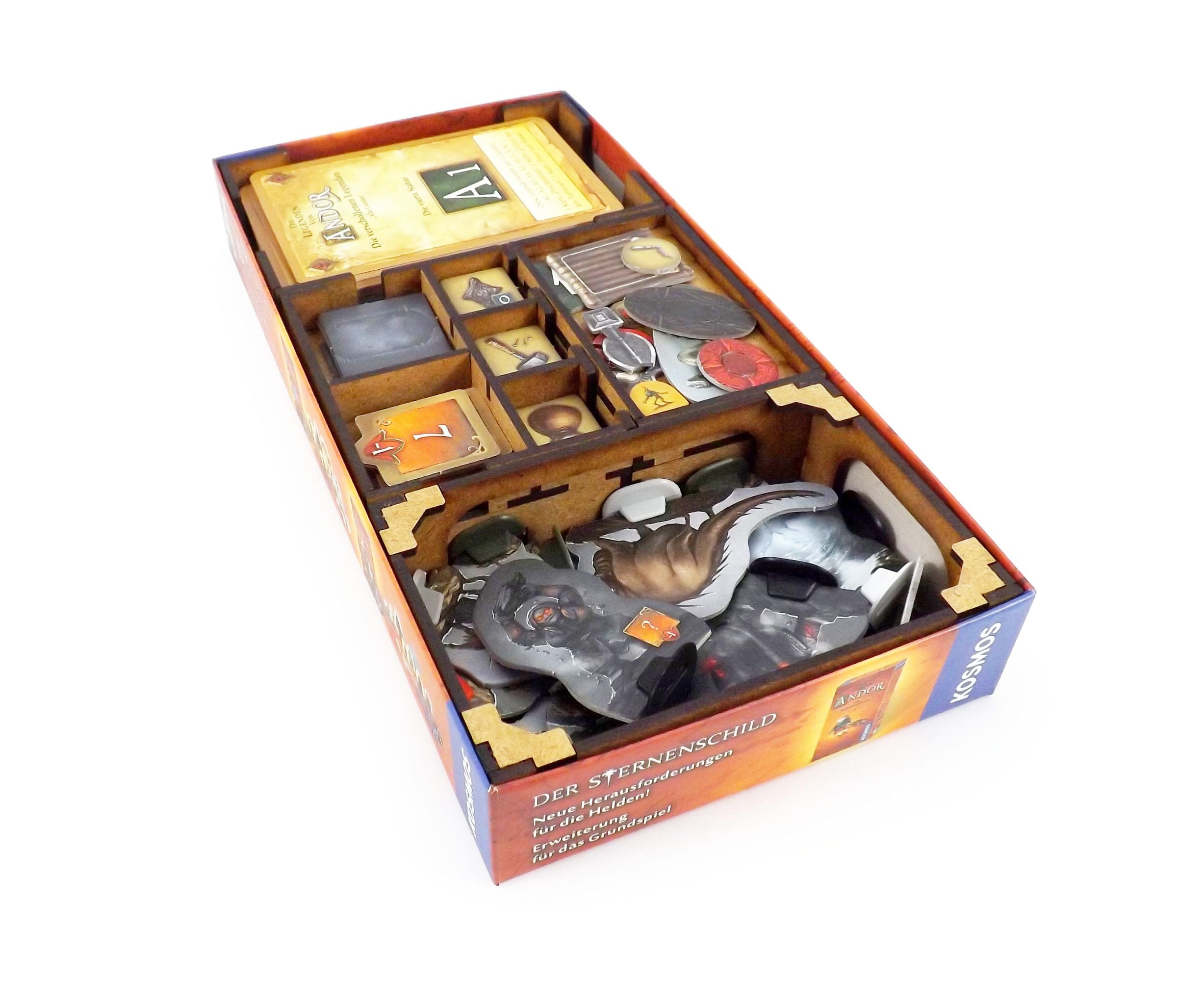 Brettspiel Organizer Insert für Die Legenden von Andor: Die Verscholle – Feldherr