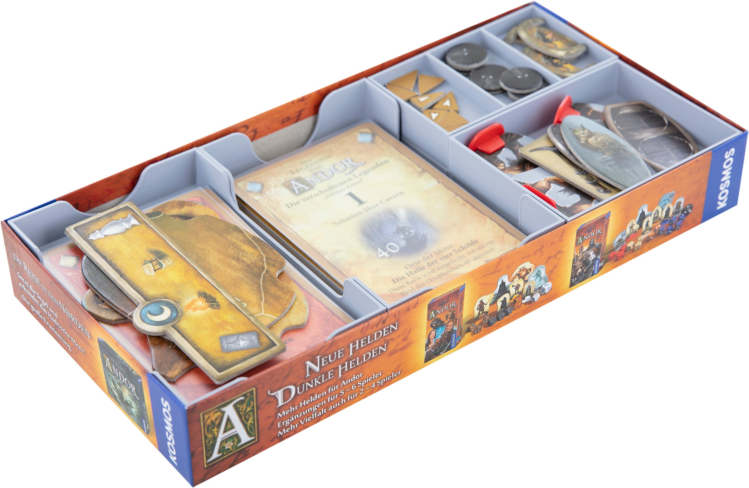 Feldherr Organizer Insert für Die Legenden von Andor: Die Verschollene