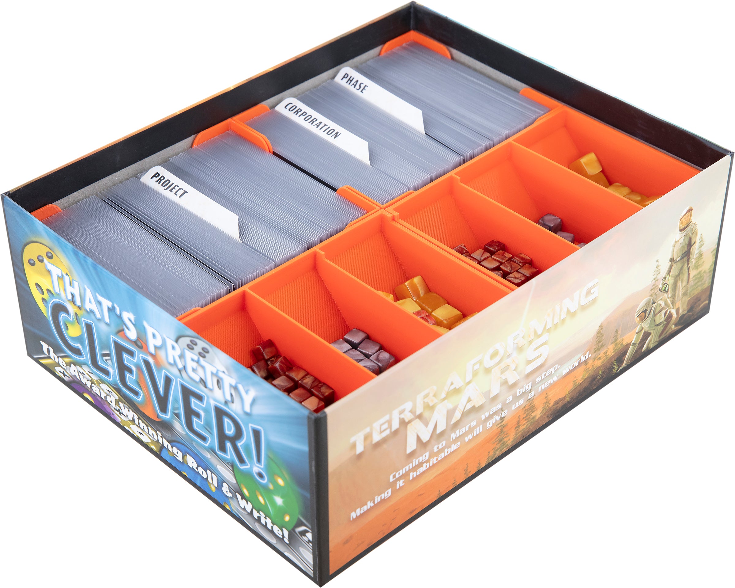 Feldherr Organizer Insert for Terraforming Mars: Ares Expedition - boa Feldherr Organizer Insert for Terraforming Mars: Ares Expedition - boa