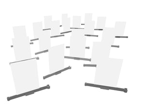 20er Set Feldherr Kartenständer für HeroQuest