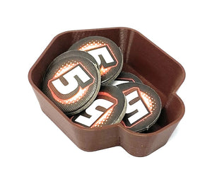 Set di valore da 16 pezzi Feldherr vassoio per gettoni SHELL Mini