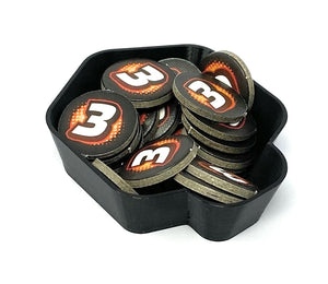 Set di valore da 16 pezzi Feldherr vassoio per gettoni SHELL Mini