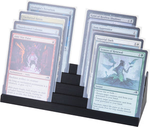 4 pcs. value pack Feldherr card stands for game cards - 4 rows in tier 4 pcs. value pack Feldherr card stands for game cards - 4 rows in tier
