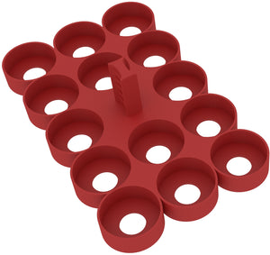 Feldherr Farbhalter + Token Trays für 4L Really Useful Boxes - 56 Citadel Farbtöpfchen (12 ml / 18 ml / 24 ml) + Spielmaterial