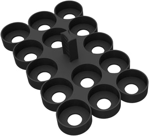 Feldherr Farbhalter + Token Trays für 4L Really Useful Boxes - 56 Citadel Farbtöpfchen (12 ml / 18 ml / 24 ml) + Spielmaterial