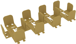 Confezione da 4 pezzi portacarte Feldherr per Dominion - carte Tesoro di base + carte Maledizione con maniche