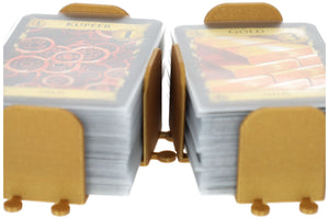 Confezione da 4 pezzi portacarte Feldherr per Dominion - carte Tesoro di base + carte Maledizione con maniche