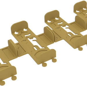 Confezione da 4 pezzi di valore Portacarte Feldherr per Dominion - carte Vittoria di base con maniche