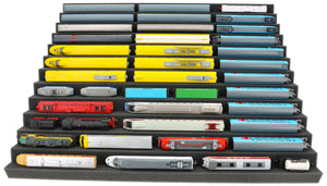 500 x 500 x 30 mm Universal Zick-Zack Lokliege für Modelleisenbahnen Spur N