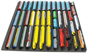 500 x 500 x 30 mm Universal Zick-Zack Lokliege für Modelleisenbahnen Spur N