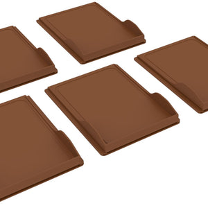 5 pcs value set Feldherr card tray for Forest Shuffle - Tree Cards