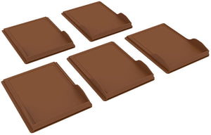 5 pcs value set Feldherr card tray for Forest Shuffle - Tree Cards