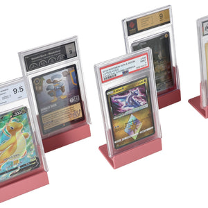 Confezione da 5 pezzi Feldherr Card Stand per carte classificate, carte collezionabili e lastre