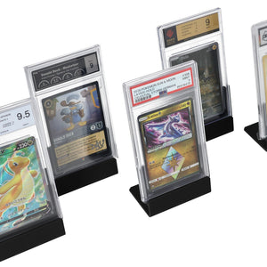 Confezione da 5 pezzi Feldherr Card Stand per carte classificate, carte collezionabili e lastre