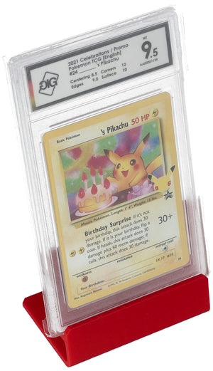 Confezione da 5 pezzi Feldherr Card Stand per carte classificate, carte collezionabili e lastre