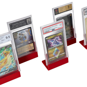 Confezione da 5 pezzi Feldherr Card Stand per carte classificate, carte collezionabili e lastre