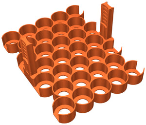 Feldherr Farbhalter für Farbfläschchen - 32 Fächer