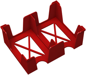 Feldherr Kartenhalter für Spielkarten im Format 50 x 75 mm - 240 Karten - 2 Fächer