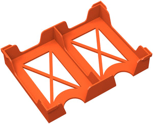 Feldherr Kartenhalter für Spielkarten im Format 50 x 75 mm - 120 Karten - 2 Fächer