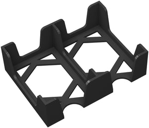 Feldherr Kartenhalter für Spielkarten in Mini American Board Game Size - 80 Karten - 2 Fächer