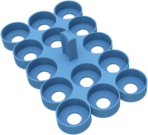 Feldherr stojak na farby 4l Really Useful Boxes - 14 doniczek z farbami Citadel (12 ml)