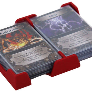 Feldherr Kartenhalter für Spielkarten in Mini European Board Game Size - 84 Karten - 2 Fächer