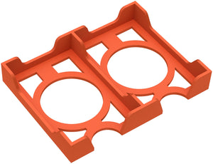 Feldherr Kartenhalter für Spielkarten in Mini European Board Game Size - 84 Karten - 2 Fächer