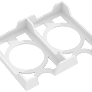 Feldherr Kartenhalter für Spielkarten in Mini European Board Game Size - 84 Karten - 2 Fächer