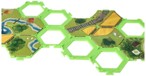 Set di 7 pezzi di valore Feldherr Hex per Dorfromantik: il gioco da tavolo