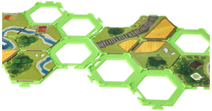 Set di 7 pezzi di valore Feldherr Hex per Dorfromantik: il gioco da tavolo