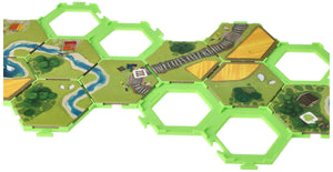 Set di 7 pezzi di valore Feldherr Hex per Dorfromantik: il gioco da tavolo