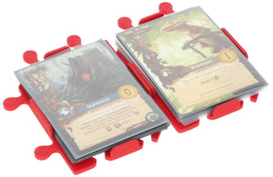 8 pcs value set Feldherr card deck holder for playing cards in Standard Card Game Size - 20 cards - modular