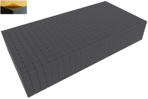 500 mm x 250 mm x 90 mm - Raster 20 mm - Pick and Pluck / Pre-Cubed foam tray autoadesivo