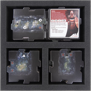 Feldherr Schaumstoff-Set für Waterdeep: Dungeon of the Mad Mage - Brettspielbox + Insert für Tiles