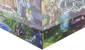 Valore del vassoio di schiuma impostato per Super Dungeon Explore - Re dimenticato più carte e gettoni.