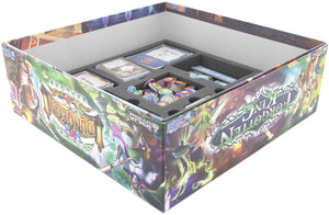 Valore del vassoio di schiuma impostato per Super Dungeon Explore - Re dimenticato più carte e gettoni.