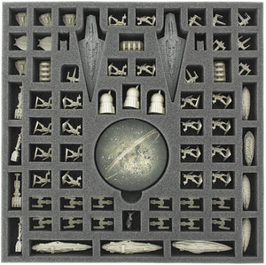 Vassoio in schiuma valore impostato per la scatola di gioco da tavolo ribellione di Star Wars