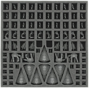 Vassoio in schiuma valore impostato per la scatola di gioco da tavolo ribellione di Star Wars