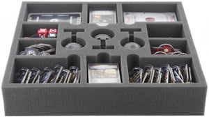 AF050RE03 Vassoio in schiuma da 50 mm per scatola da gioco da tavolo ribellione di Star Wars con 13 fessure