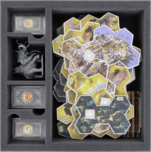 Feldherr Schaumstoff-Set für Der Herr der Ringe: Reise durch Mittelerde - Schatten des Krieges - Brettspielbox