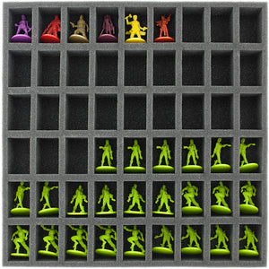 Schaumstoffeinlage für Zombicide Toxic City Mall Miniaturen