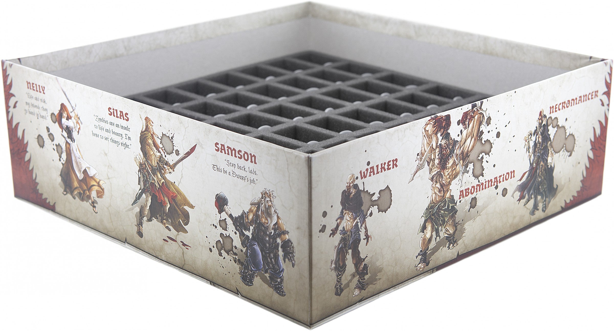 Feldherr Inserti In Schiuma Per Zombicide: Black Ops - Protezione Miniature E Accessori, Made In Germany