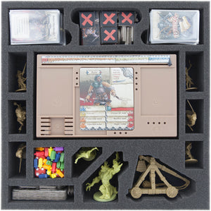 Set di vaschette in schiuma per Zombicide: Scatola centrale dell'orda verde