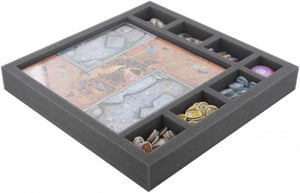 AGJE040BO Vassoio in schiuma da 40 mm con 8 scomparti per Arcadia Quset - Piastrelle