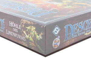 Zestaw półek na pianę do opadania: Podróże w ciemnej 2. edycji - Lair of the Wyrm - pudełko z grami planszowymi